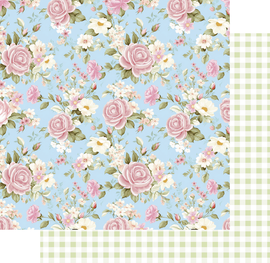 Uniquely Creative - Patchwork Roses - 12x12 Pattern Paper "Woven Threads"