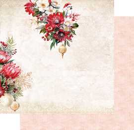 Uniquely Creative - Home For Christmas - 12x12 Pattern Paper "Where The Heart Is"