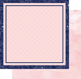 Uniquely Creative - Indigo Bloom - 12x12 Pattern Paper "Rosalie"