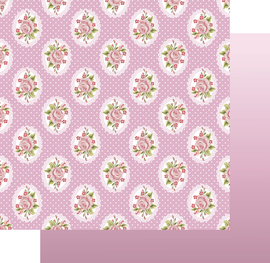 Uniquely Creative - Patchwork Roses - 12x12 Pattern Paper "On The Bias"