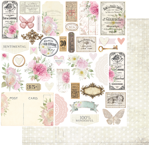 Uniquely Creative - Dear Diary - 12x12 Pattern Paper "Remember - Fussy Cuts"