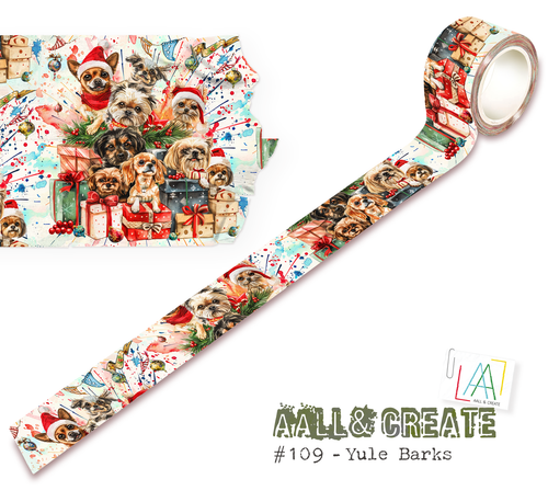 Aall & Create - Layer It Up Washi Tape #109 - Yule Barks