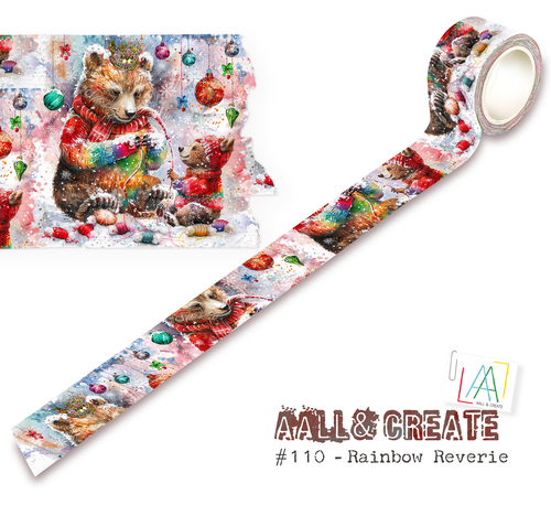 Aall & Create - Layer It Up Washi Tape #110 - Rainbow Reverie