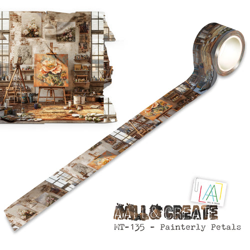 AALL & Create - Layer It Up Washi Tape #135 - Painterly Petals