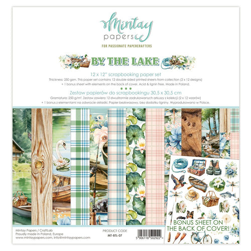 Mintay - By The Lake - 12x12 Paper Pack