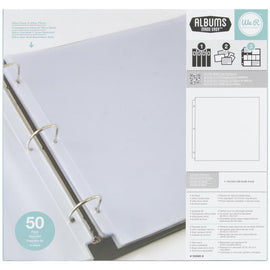 We R Memory Keepers - 12x12 3-Ring Page Protectors - (50 Pack)