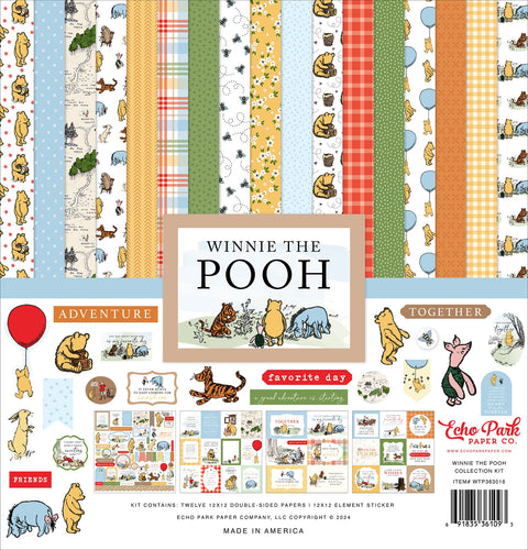 Echo Park - Winnie the Pooh - 12x12 Collection Pack with 12x12 Sticker Sheet