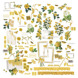 **Pre-Order** 49 and Market - Color Swatch Ochre - MINI Laser Cut Elements (Ephemera) (ETA End April 24)