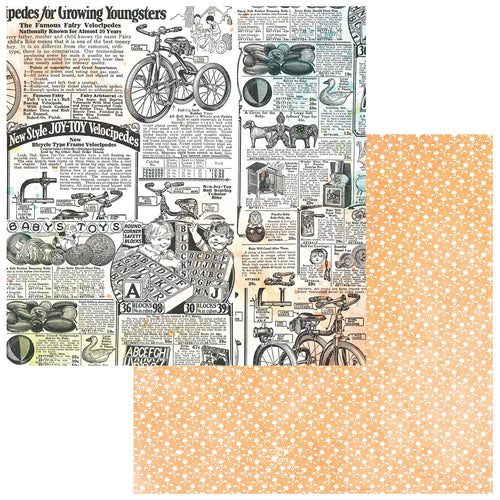 49 and Market - Toddler Time - 12x12 Paper "Adverts"