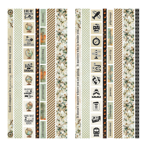 49 and Market - Wanderlust Explorer - Washi Sheet Set (2pcs)