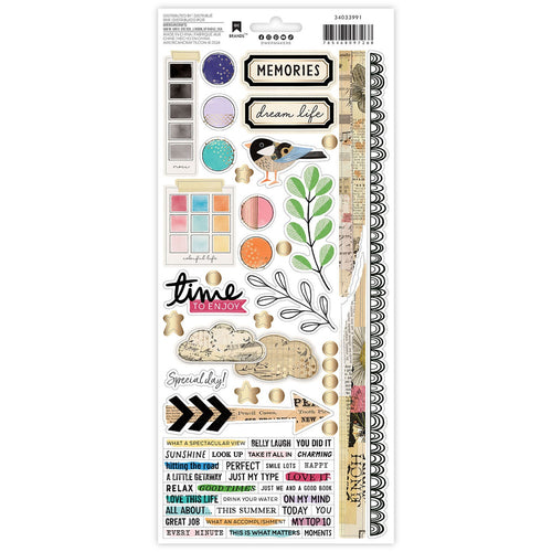 Vicki Boutin - Cut & Paste - Cardstock Stickers (104pcs)