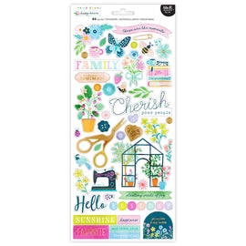 American Crafts - Paige Evans - Happy Haven - Cardstock Stickers (85pcs)