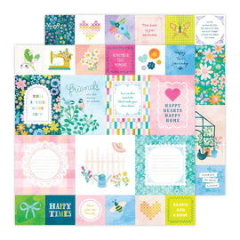 American Crafts - Paige Evans - Happy Haven - 12x12 Paper #12