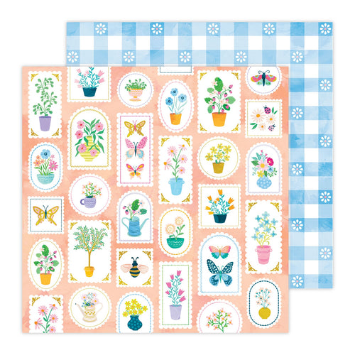 American Crafts - Paige Evans - Happy Haven - 12x12 Paper #7