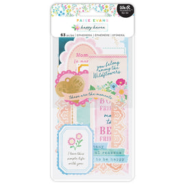 American Crafts - Paige Evans - Happy Haven - Ephemera "Journaling" (63pcs)