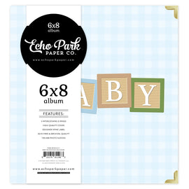Echo Park - Winnie the Pooh Baby - 6x8 Album - Baby Blocks Blue
