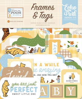 Echo Park - Winnie the Pooh Baby - Ephemera Frames & Tags