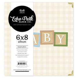 Echo Park - Winnie the Pooh Baby - 6x8 Album - Baby Blocks Tan