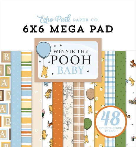 Echo Park - Winnie the Pooh Baby - 6x6 Paper Pad Mega (48pg)