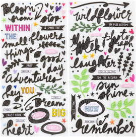 49 and Market - The Flower Emporium - Puffy Stickers (134pcs)