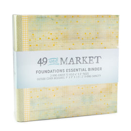 49 and Market - Foundations Binder 6"x8" Album Kit - Sunny