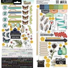 **Pre-Order** 49 and Market - Curiosities In Willow Grove - Cardstock Stickers (177pcs) (ETA Mid Oct 25)