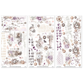 **Pre-Order** 49 and Market - Echoes Of Time - 6x12 Rub-on Transfer Set (ETA Mid Oct 25)