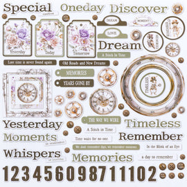 **Pre-Order** 49 and Market - Echoes Of Time - Chipboard "Bits" (81pcs) (ETA Mid Oct 25)