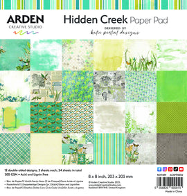 Arden Creative Studio - Hidden Creek - 8x8 Paper Pad
