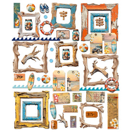 49 and Market - Beach Vibes - Die-Cut Elements