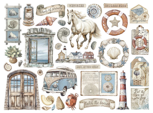 Stamperia - Silent Sea - Die Cuts