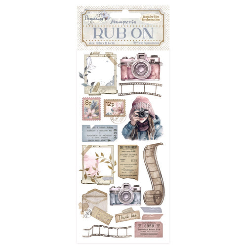 Stamperia - Create Happiness Dewdrops - Rub-ons "Art of Photography"