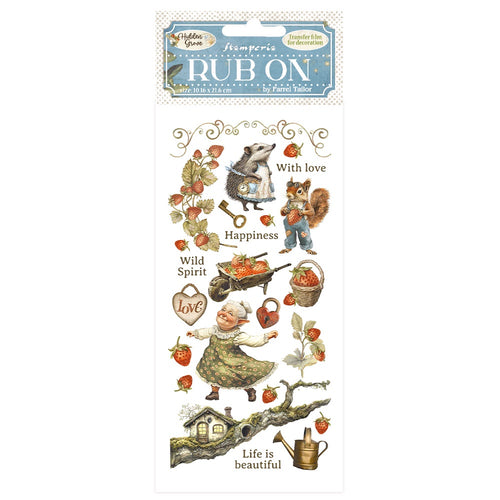 Stamperia - Hidden Grove - Rub-ons "Grove Elements"