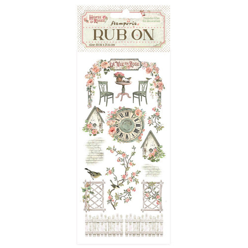 Stamperia - House of Roses - Rub-ons "Elements"