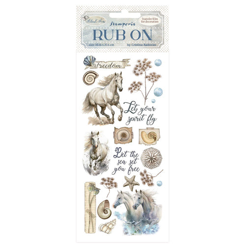 Stamperia - Silent Sea - Rub-ons "Horses"