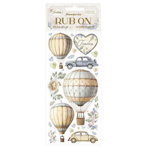 Stamperia - Timeless - Rub-ons "Air Balloons"