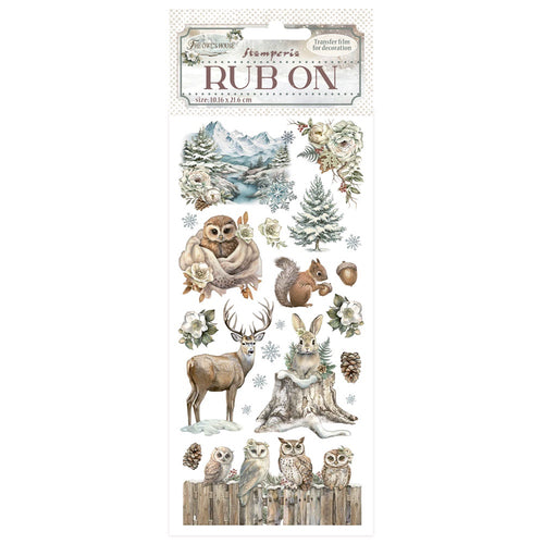 Stamperia - The Owl's House - Rub-ons "Wildlife"