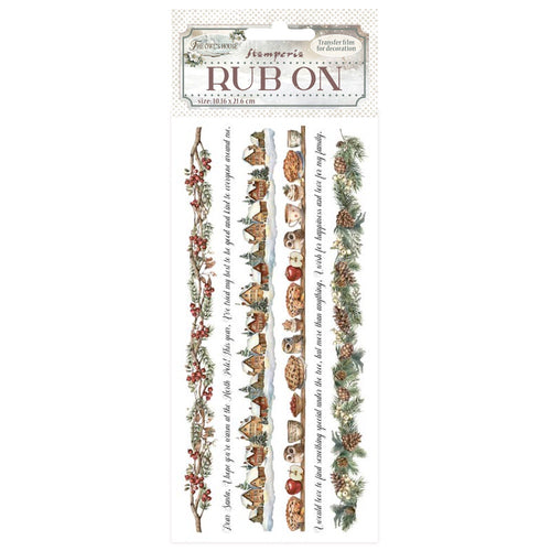 Stamperia - The Owl's House - Rub-ons "Stripes"