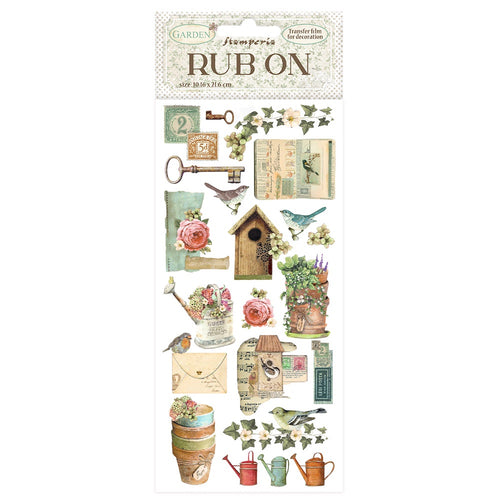 Stamperia - Garden - Rub-ons "Nests"