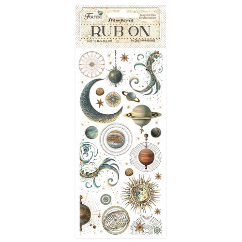 Stamperia - Fortune - Rub-ons "Planets and Moon"