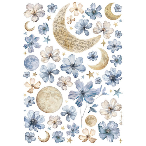 Stamperia - Best Sellers - A4 Rice Paper "Sun and Moon"