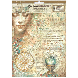 Stamperia - Fortune - A4 Assorted Rice Papers (6 Sheets)