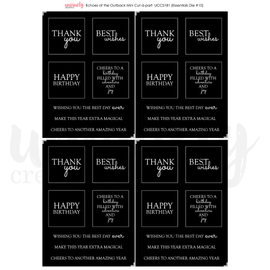 Uniquely Creative - Echoes of the Outback - A4 Mini Cut-A-Part Sheet