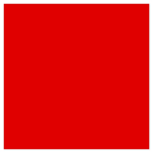 Siser Heat Transfer Vinyl - P.S. Film - Bright Red (A3 Sheet)