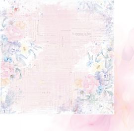 Uniquely Creative - Heart & Soul - 12x12 Pattern Paper "Be Happy"