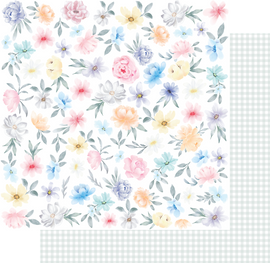 Uniquely Creative - Heart & Soul - 12x12 Pattern Paper "Just Start"