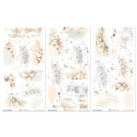 49 and Market - Little Celebrations - 6x12 Rub-on Texture Transfer Set