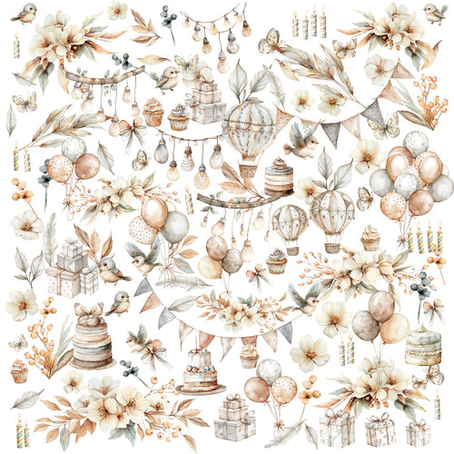 49 and Market - Little Celebrations - Laser Cut Elements (Ephemera)