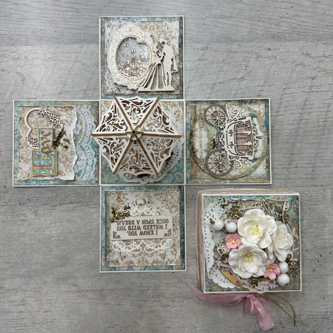 Sleeping Beauty Exploding Box with Gazebo