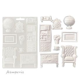 Stamperia - Alterego - Soft Mould A4 Size - Cupboards and Accessories